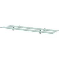 Vidaxl Floating Shelves 2 Pcs Glass 100X20 Cm 8 Mm