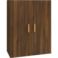 Vidaxl Hanging Wall Cabinet Brown Oak 69.5X34X90 Cm, Brown