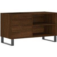 Vidaxl Record Cabinet Brown Oak 85X38X48 Cm Engineered Wood, Brown