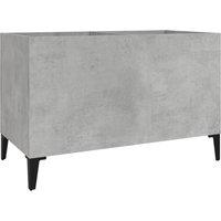 Vidaxl Record Cabinet Concrete Grey 74.5X38X48 Cm Engineered Wood, Grey