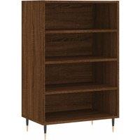 Vidaxl Highboard Brown Oak 57X35X90 Cm Engineered Wood, Brown
