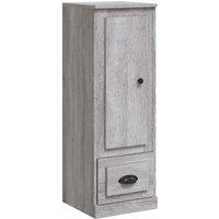 Vidaxl Highboard Grey Sonoma 36X35.5X103.5 Cm Engineered Wood, Grey