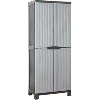 Vidaxl Plastic Cabinet 68X39X171.5 Cm, Grey