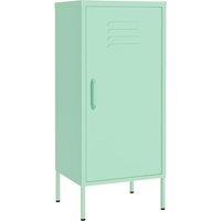 Vidaxl Storage Cabinet Mint 42.5X35X101.5 Cm Steel, Blue
