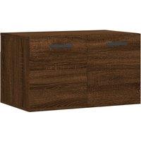 Vidaxl Wall Cabinet Brown Oak 60X36.5X35 Cm Engineered Wood, Brown