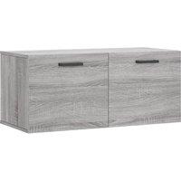 Vidaxl Wall Cabinet Grey Sonoma 80X36.5X35 Cm Engineered Wood, Grey