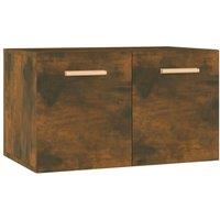 Vidaxl Wall Cabinet Smoked Oak 60X36.5X35 Cm Engineered Wood, Brown