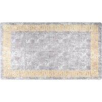 Vidaxl Rug Washable 190X300 Cm Grey Anti Slip, Grey