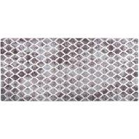 Vidaxl Rug Washable 80X300 Cm Multicolour Anti Slip, Grey