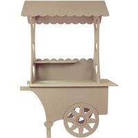 Monster Shop KUKoo Candy Cart Wedding Sweet Stall, Brown