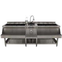 Monster Shop KUKoo Double Cocktail Bar Station, Silver