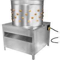 Monster Shop KUKoo Poultry Plucker Machine 60Cm, Silver
