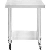 Monster Shop KUKoo Work Table 60Cm X 30Cm X 80Cm, Silver