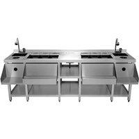 Monster Shop Twin Cocktail Bar Station, Silver