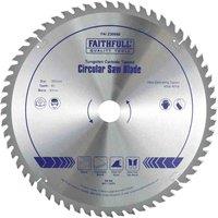Faithfull Tct Circ Saw Blade 300 X 30 X 60T, Silver