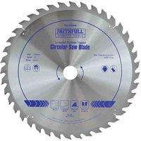 Faithfull Tct Circ Saw Blade 300 X 30 X 40T, Silver