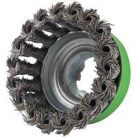 Faithfull Wire Cup Brush Knot 75Mm Xlock Ss, Multi