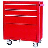 Faithfull Toolbox Roller Cabinet 3 Drawer, Red