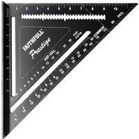Faithfull Black Aluminium 300Mm/12In Quick Square, Black