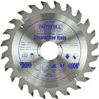Faithfull Tct Circ Saw Blade 160 X 30 X 24T, Silver