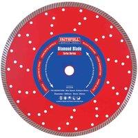 Faithfull Turbo Cut Diamond Blade 300Mm X 20Mm, Multi