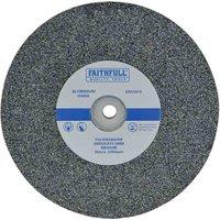Faithfull Gp Grind Wheel 200Mm X 25Mm Medium Alox, Grey