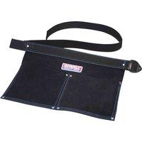 Faithfull Suede Nail Pouch Double Pocket, Brown