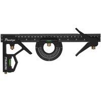 Faithfull Black Aluminium 300Mm/12In Combi Set, Black