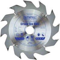 Faithfull Tct Circ Saw Blade 150 X 20 X 12T, Silver
