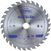 Faithfull Tct Circ Saw Blade 254 X 30 X 30T, Silver
