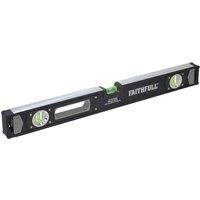Faithfull Professional H/D Spirit Level 600Mm, Black