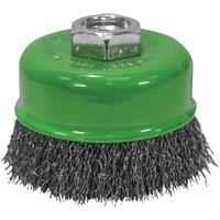 Faithfull Wire Cup Brush 80 X M14X2 S/S 0,30Mm, Green