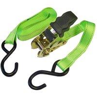Faithfull Ratchet Tie Downs(2) 5M X 1In, Multi