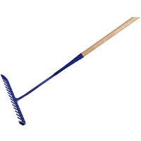 Faithfull Tarmac Rake Wood Handled 16T Round, Multi