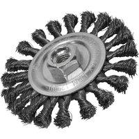 Faithfull Flat Wire Brush 115 X 12 X M14X2 0,35Mm, Multi