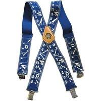 Faithfull Heavy-duty Braces 2In Wide - Blue, Blue