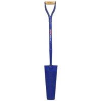 Faithfull All Steel Shovel Draining Myd, Blue