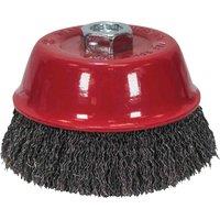 Faithfull Wire Cup Brush 100X M14X2 0,30Mm, Red