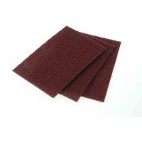 Faithfull Hand Pads(10) 230X150Mm V/Fine Maroon, Red