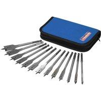 Faithfull Flat Bit Set 13Pc Np, Multi