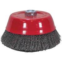 Faithfull Wire Cup Brush 125X M14X2 0,30Mm, Red