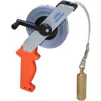 Faithfull Tape Measure Dipping 30M C/W Weight, Multi