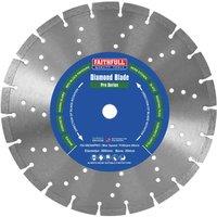 Faithfull Prof Diamond Blade 300Mm X 20Mm, Multi