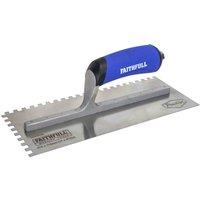Faithfull Stainless 6Mm Notched Trowel 11In, Multi