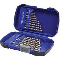 Faithfull Hss Drill Set M35 1-10Mm Cobalt 19Pc, Multi