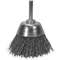 Faithfull Wire Brush Shaft Mtd 70 X 25Mm 0,30Mm, Multi