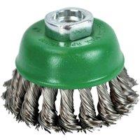 Faithfull Wire Cup Brush Knot 65X M14X 2 0,5Mm Ss, Multi