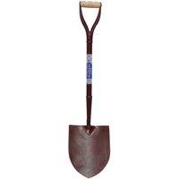 Faithfull All Steel Shovel Round Mouth 2Myd, Red