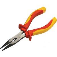 Faithfull Vde Long Nose Plier 6In, Multi