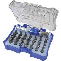Faithfull Screw Bit Set 32Pc S2 - Ph,pz & Torx, Silver